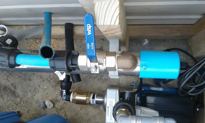 water pump installation